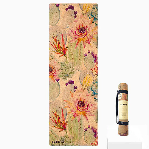 Botanical Cork Yoga Mat