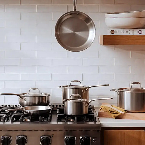 Master Every Meal With This Small-Space Stainless Steel Cookware