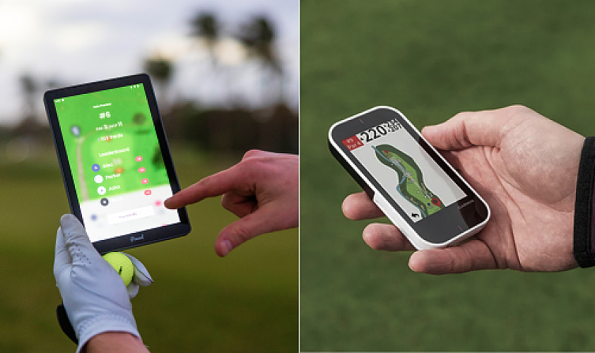 Golf Tablet Showdown: The Caddie by Pinned Golf vs. Garmin