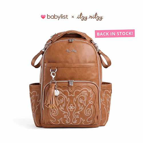 Babylist x Itzy Ritzy Saddle Boss Plus&trade; Large Diaper Bag Backpack