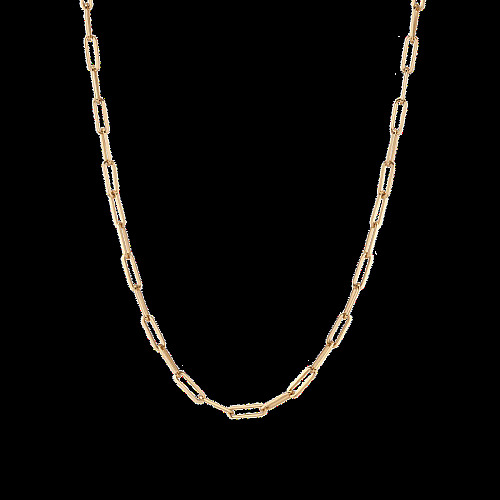 Large Paperclip Chain Necklace