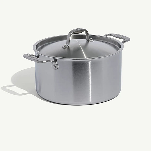 8-QT Stainless Clad Stock Pan