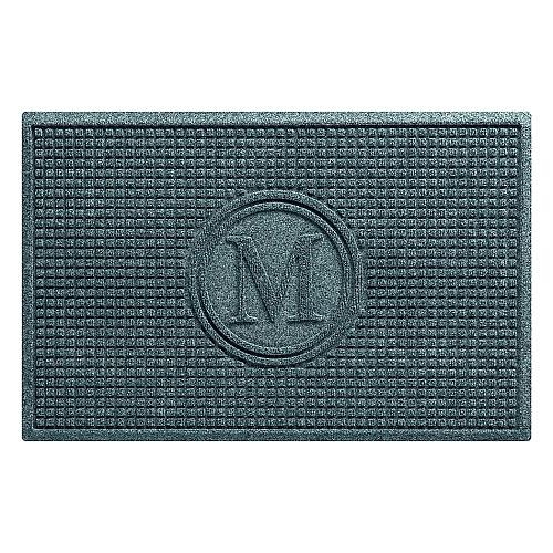 Squares Monogrammed Doormat